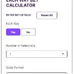 each way bet calculator uk